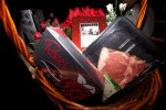 Wedding Waltz Competition Prize - Hamper with Roses chocolate, Plastic Roses, Red Cask Wine and a Stea
