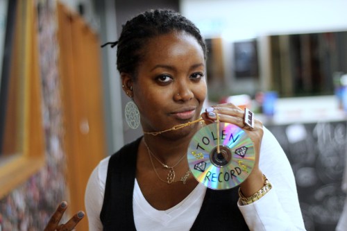 stolen records pendant