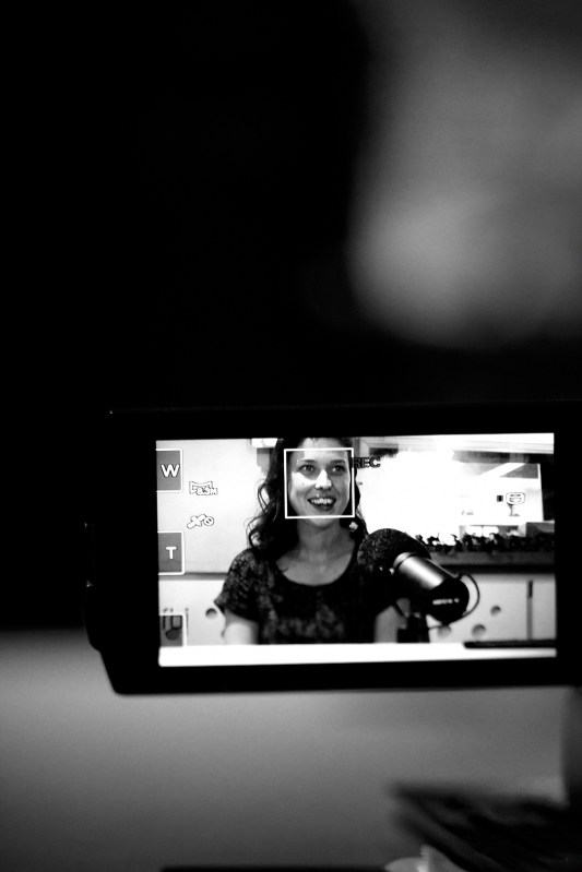 Photos: Lanie Lane in the Studio at FBi 94.5 FM